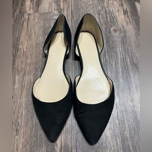 Nine West Black Flats size 9